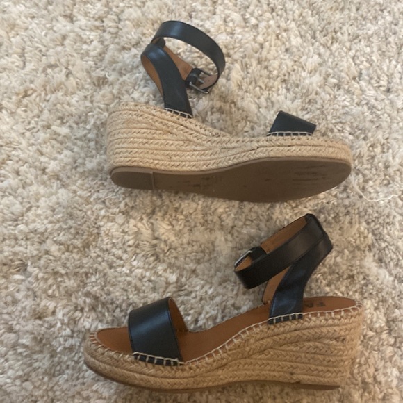 FARYL by farylrobin black sandal wedges size 6 - Picture 3 of 11